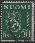 Stamps Finland -  Escudo d' Armas