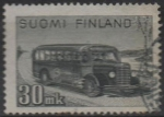 Sellos del Mundo : Europa : Finlandia : Autobus Correo