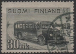 Sellos de Europa - Finlandia -  Autobus Correo