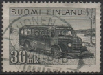 Sellos de Europa - Finlandia -  Autobus Correo