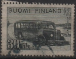 Stamps : Europe : Finland :  Autobus Correo