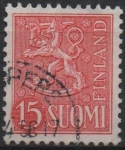 Stamps Finland -  Escudo d' Armas