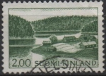 Stamps Finland -  Farm on Lake Shore