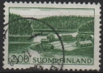 Stamps Finland -  Farm on Lake Shore