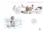 Sellos de Europa - Groenlandia -  Alfred Wegener- Explorador