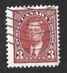 Stamps Canada -  233 - Jorge VI del Reino Unido