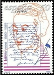 Stamps Spain -  ESPAÑA 1989 3013 Sello Nuevo Centenarios Escritora Gabriela Mistral Michel2893 Scott2602