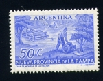 Sellos de America - Argentina -  Nueva provincia de La Pampa