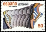 Stamps Spain -  ESPAÑA 1989 3023 Sello Nuevo V Copa del Mundo de Atletismo Inicio de la Carrera Michel2902 Scott2606
