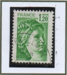 Sellos de Europa - Francia -  Sabine