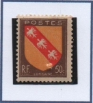 Stamps France -  Escudos, Lorraime