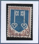 Stamps France -  Escudos, Mon. Marsan