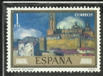 Stamps Spain -  Segovia (Zuloaga)
