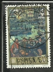 Stamps Spain -  La vuelta de la pesca (Solana)