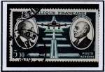 Stamps France -  Didier Daurat y Raymond VAnier