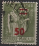 Stamps France -  Paz con rama d' Olivo