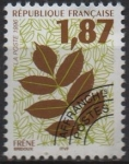 Stamps France -  Hojas, Ash
