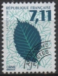Stamps France -  Hojas, Elm