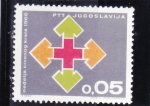 Stamps Yugoslavia -  Sello solidario (semana de la Cruz Roja)
