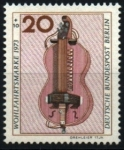 Stamps Germany -  serie- Beneficiencia- Instrumentos musicales