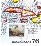 Stamps Cuba -  MAPA Y PAISAJE CUBANO