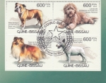 Stamps Guinea Bissau -  PERROS DE RAZA