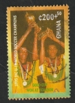 Stamps : Africa : Ghana :  2074 - Mundial de futbol 1995, sub-17