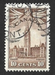 Stamps Canada -  257 - Parlamento de Canadá
