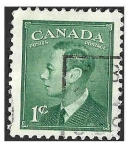 Stamps Canada -  284 - Jorge VI del Reino Unido
