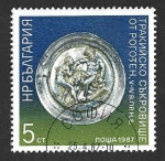 Stamps Bulgaria -  3239 - Artesanías de Plata Repujada y Dorada
