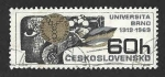 Stamps Czechoslovakia -  1611 - L Aniversario de la Universidad de Brno 