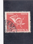 Stamps Romania -  corneta de correos