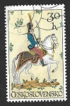 Stamps Czechoslovakia -  1837 - Azulejo del siglo XVIII