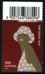 Stamps Austria -  Arte- Belleza negra