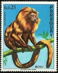 Stamps : America : Paraguay :  Mono