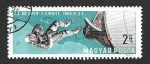 Stamps Hungary -  1808 - Nave Espacial