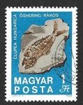 Sellos de Europa - Hungr�a -  1992 - Pez Fosilizado