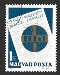 Stamps Hungary -  2088 - XXV Aniversario de la Organización Internacional de Periodistas