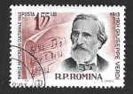 Sellos de Europa - Rumania -  1565 - Giuseppe Verdi