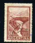 Stamps : America : Argentina :  Mendoza puente del inca