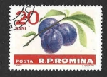 Stamps Romania -  1568 - Ciruelas