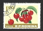 Stamps Romania -  1753 - Cerezas