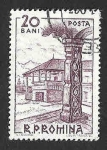 Stamps Romania -  1590 - Casas del Museo del Pueblo