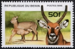Sellos de Africa - Benin -  Antilopes