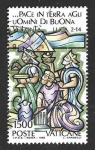 Stamps Vatican City -  824 - Lucas 2:14