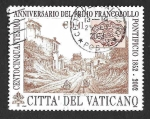 Sellos del Mundo : Europa : Vaticano : 1221 - CL Aniversario de la I Emisión de Sellos de los Estados Pontificios