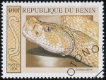 Stamps : Africa : Benin :  Serpientes