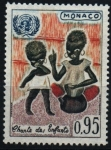 Stamps Monaco -  serie- Cartas de los Niños a Naciones Unidas