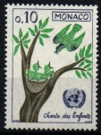 Sellos de Europa - Mnaco -  serie- Cartas de los Niños a Naciones Unidas