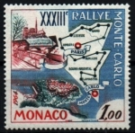 Stamps Monaco -  XXXIII rally Monte-Carlo